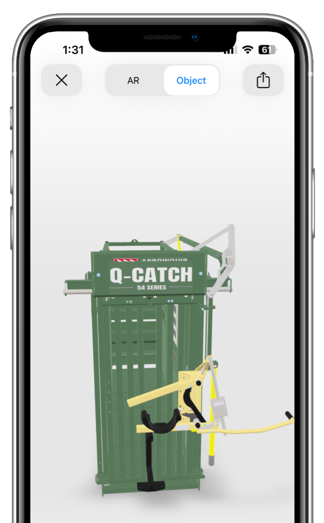 AR Model on a phone
